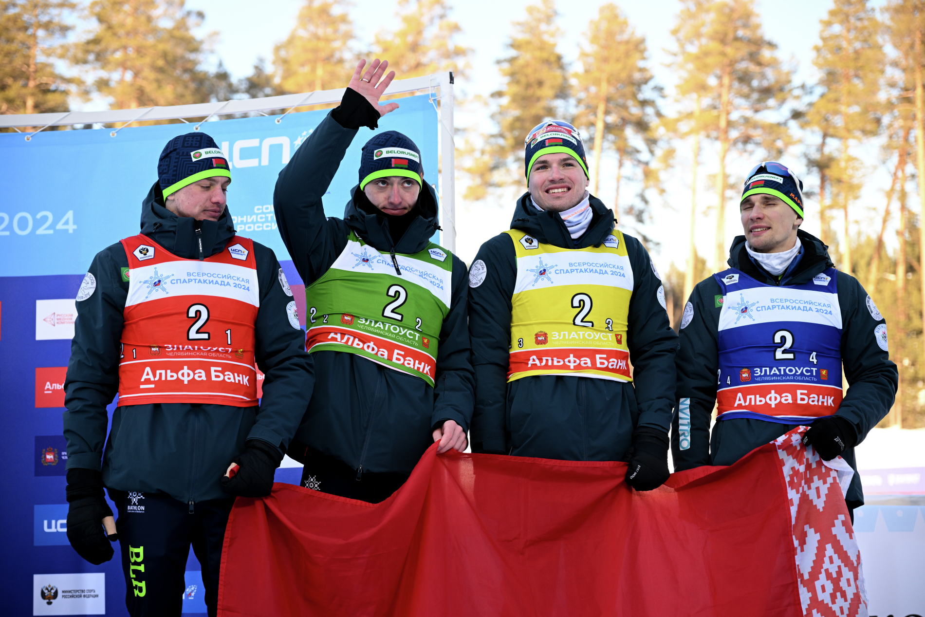 Башкирские биатлонисты отдали бронзовые медали Спартакиады белорусам