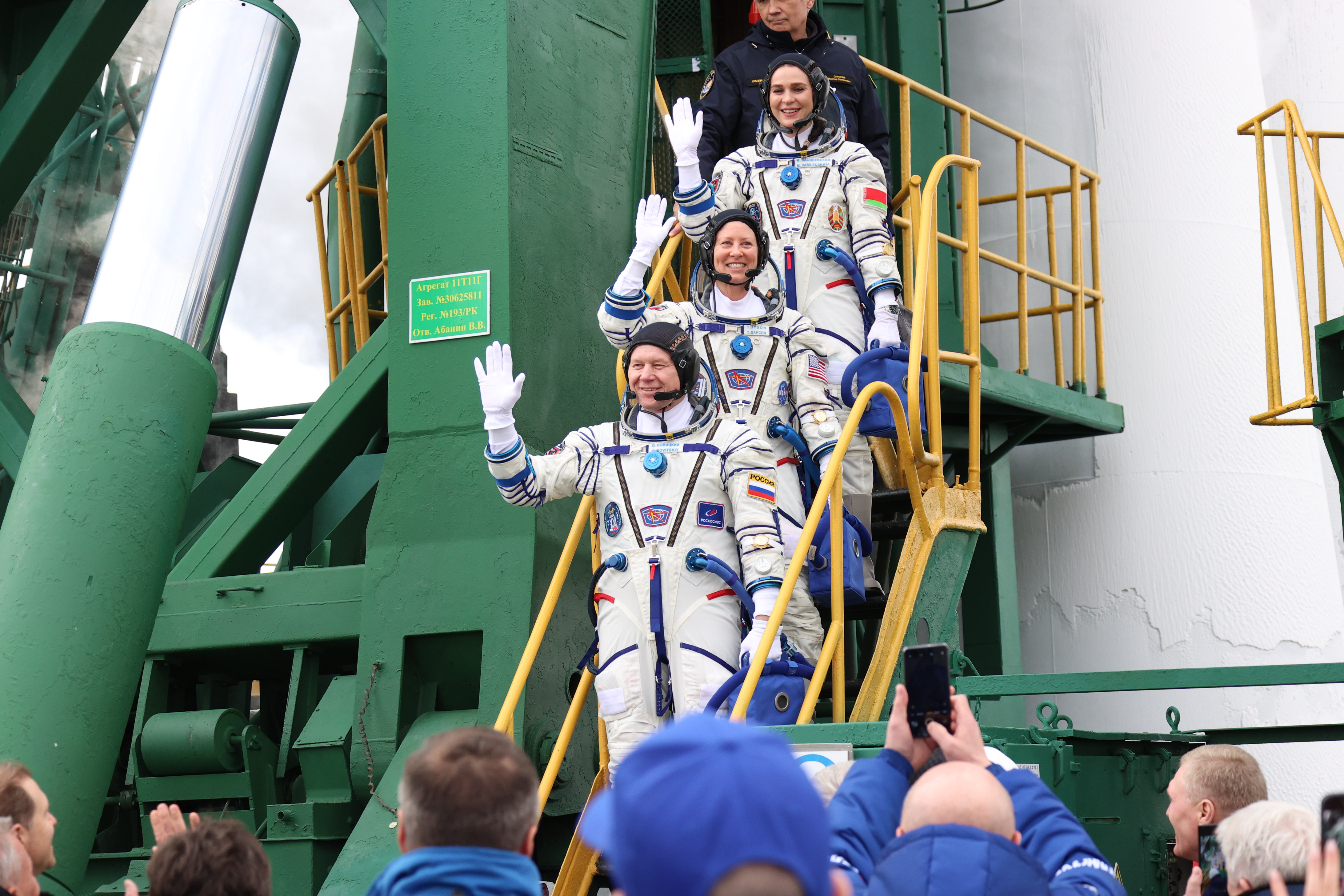 Белоруска Василевская отправляется на МКС в составе экипажа Новицкого