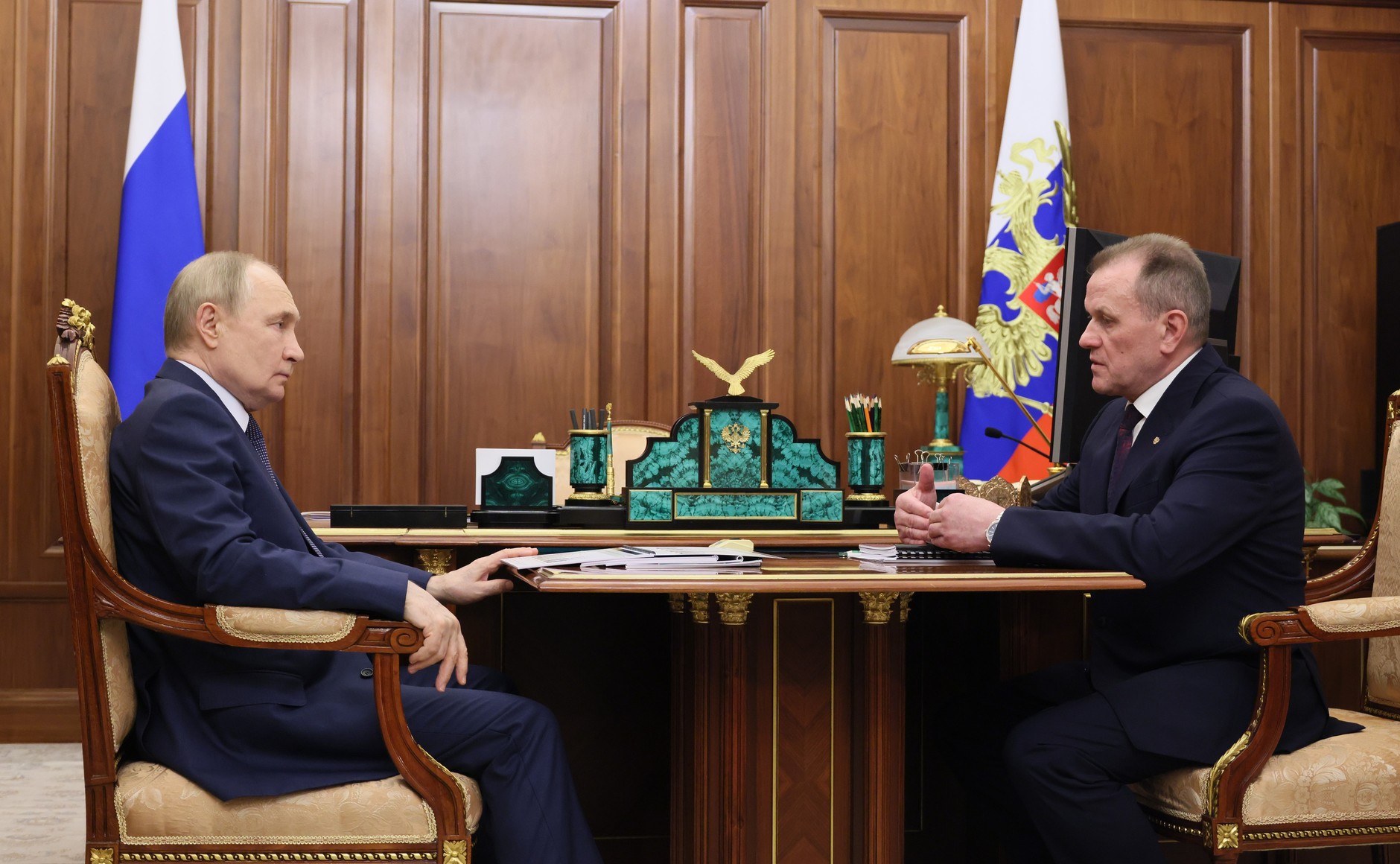 Путин заслушал доклад директора Федеральной службы исполнения наказаний